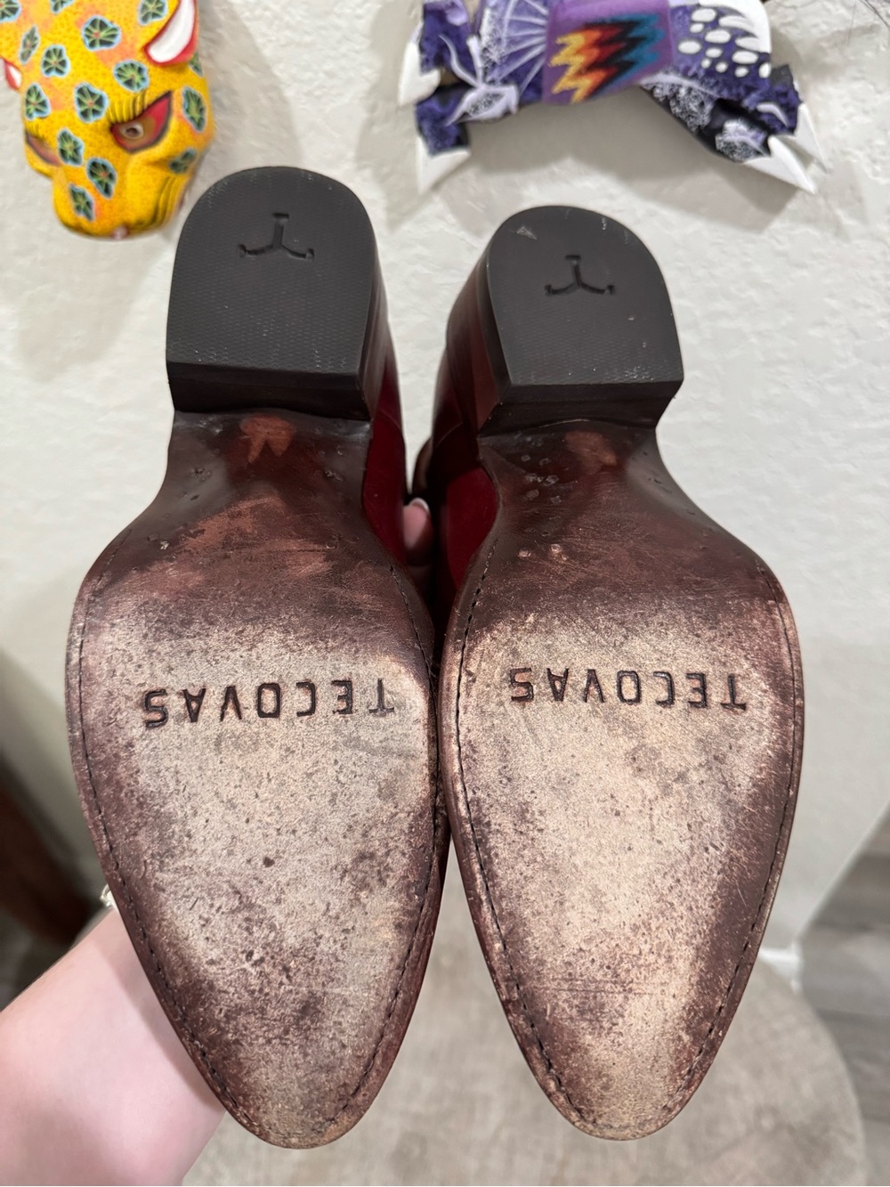 Tecovas Jamie Redwood Goat Boots - Picture 4 of 4